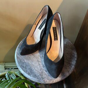STEVEN by STEVE Madden Black Suede Pumps ~ Size 7.5